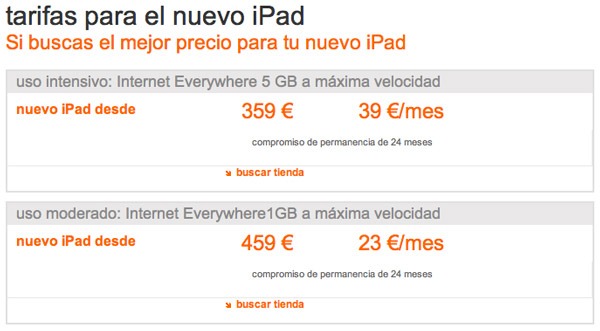 nuevo iPad Orange