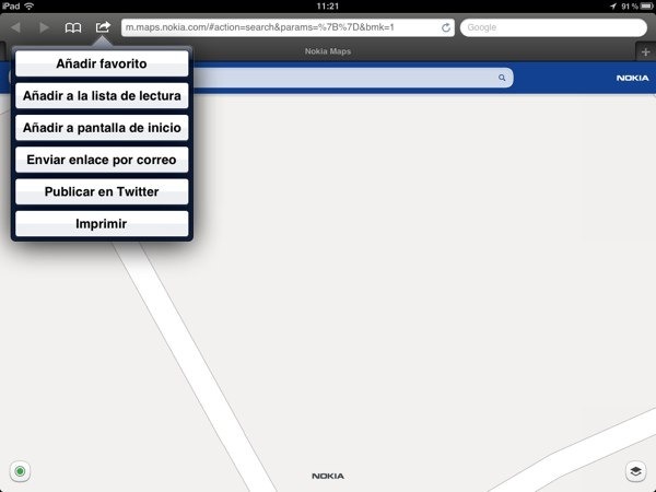 nokia maps ipad html5