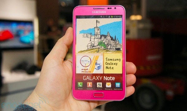 El Samsung Galaxy Note en rosa ya es oficial