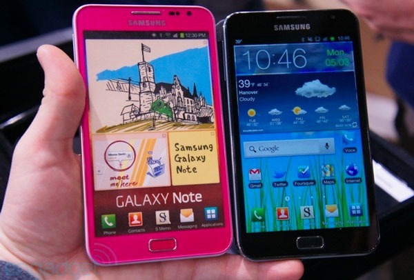Samsung Galaxy Note rosa