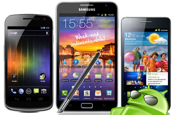 Samsung descuenta 50 euros de sus móviles estrella: Galaxy Note, Galaxy Nexus y Galaxy S2