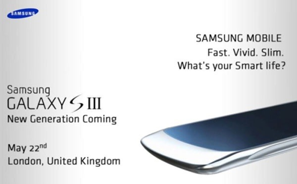 Samsung Galaxy S3, posible invitación oficial con imagen