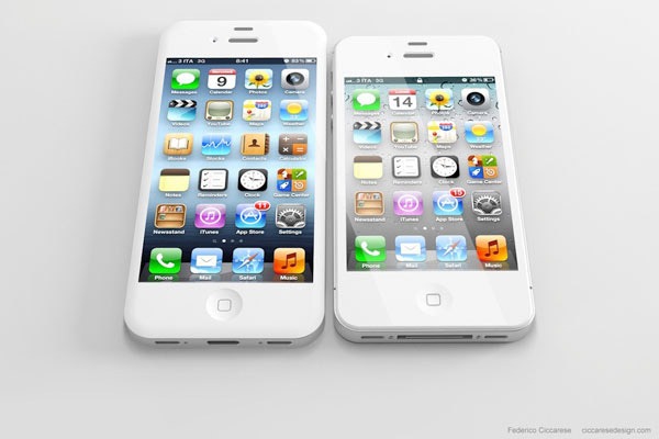 Así­ lucirí­a un iPhone 5 con pantalla de 4 pulgadas