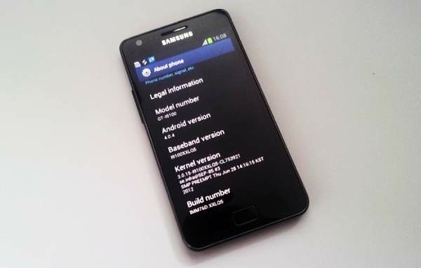 Samsung Galaxy S2 se actualiza a Android 4.0.4