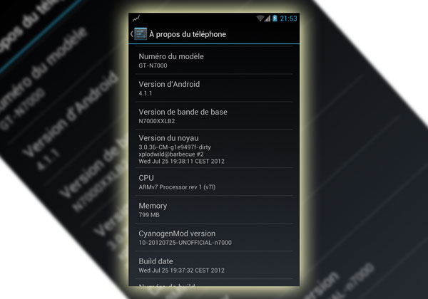 Samsung Galaxy Note Android 4.1