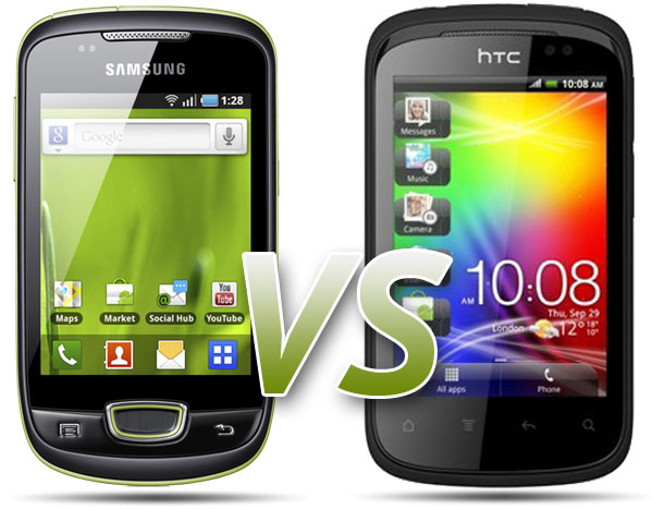 Comparativa: Samsung Galaxy Mini vs HTC Explorer
