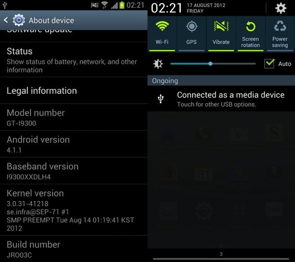 samsung galaxy s3 actualizacion android41