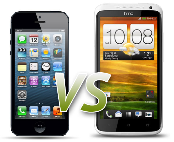 iPhone 5 vs HTC One X