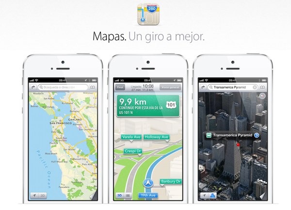 ipad mini mapas fallos
