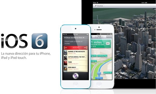 iOS 6.0.1 para iPhone y iPad, actualización disponible
