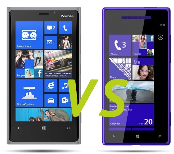 Comparativa, Nokia Lumia 920 vs HTC Windows Phone 8X