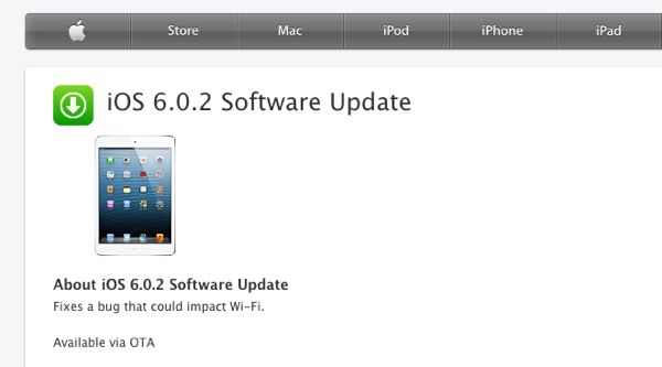 actualizacion ios602 iphone5 ipadmini
