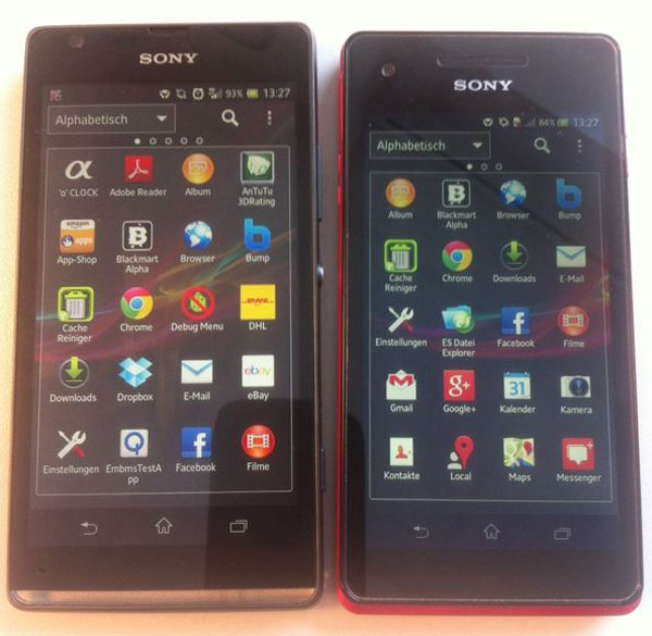 Nuevas imágenes del Sony Xperia SP