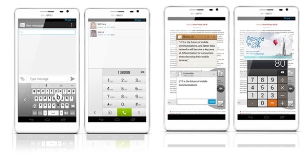huawei ascend mate manejo con una mano
