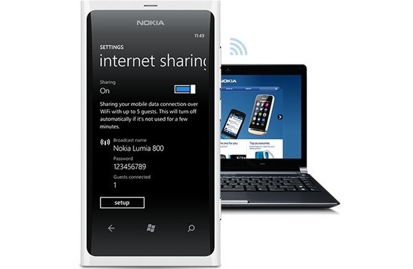 Cómo compartir la conexión a Internet de un Nokia Lumia