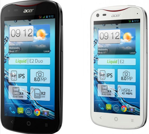 Acer Liquid E2, smartphone de cuatro núcleos a buen precio