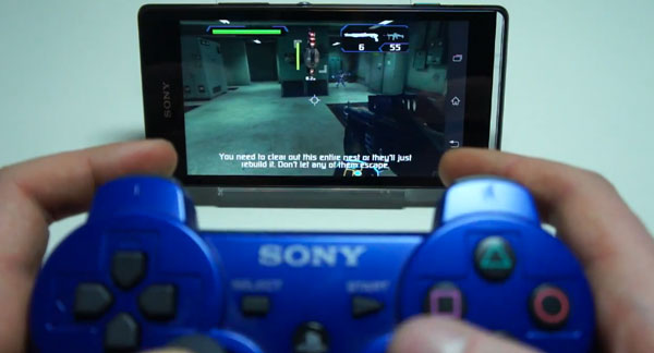 Los Sony Xperia podrán ser controlados con el mando de PS3