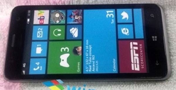 huawei ascend w2 movil windows phone
