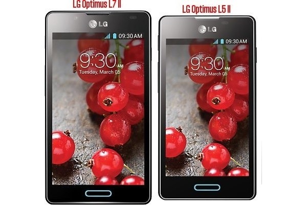 LG Optimus L5 II y LG Optimus L7 II, precios con Vodafone
