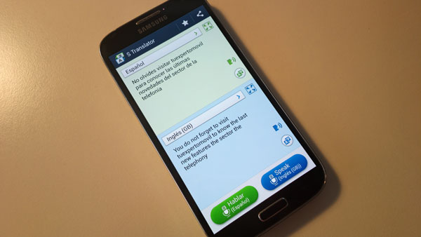 Samsung Galaxy S4 S Translator
