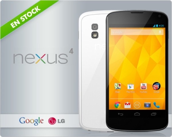 El Nexus 4 ya se vende fuera de Google Play