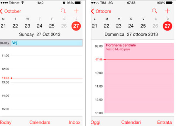 Reloj iOS7