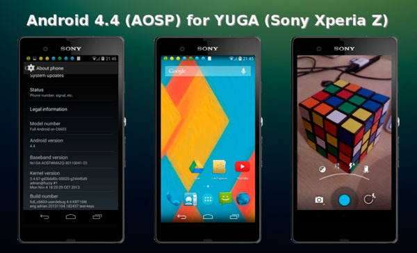 Sony Xperia Z Android 4.4