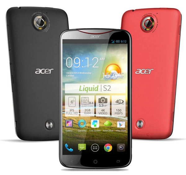 Acer Liquid S2, el primer smartphone que graba en ultra alta definición 4K