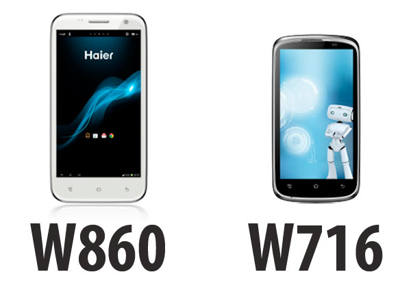 Los smartphones HaierPhone W860 y W716 llegan a España