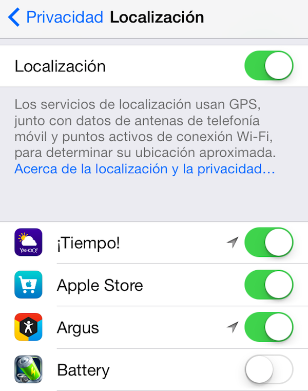 Controla al máximo tu privacidad en iOS 7 1