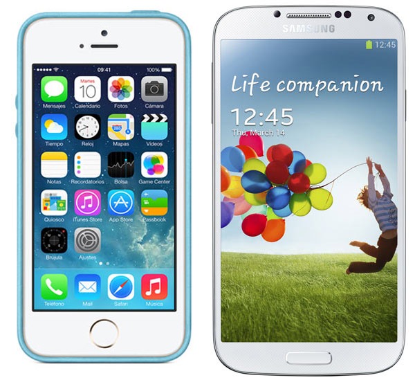 iPhone 5S y Samsung Galaxy S4, los smartphones más buscados en 2013