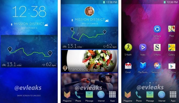 Samsung estarí­a probando una nueva interfaz para Android