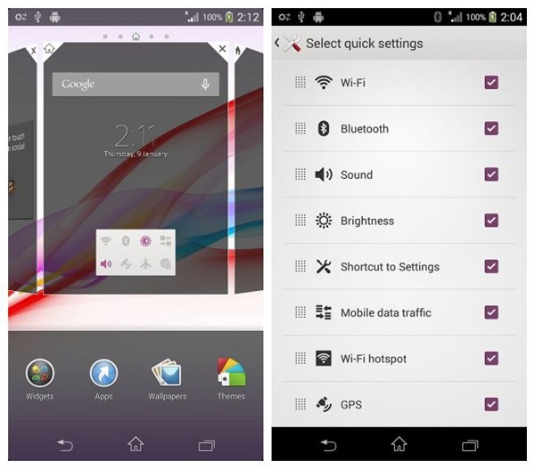 Android 4.3 en el Sony Xperia SP