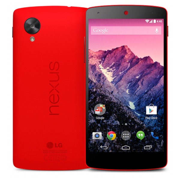 Nexus 5 de color rojo