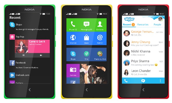 Nokia X se puede personalizar con el aspecto de Android