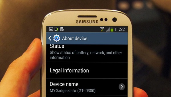 Descarga al encender el Samsung Galaxy S3