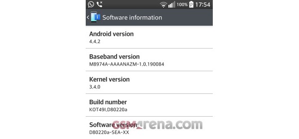 Android 4.4 KitKat en el LG G2