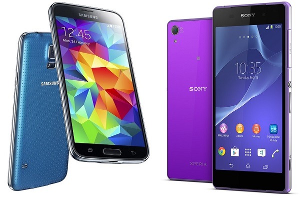 Samsung Galaxy S5 vs Sony Xperia Z2
