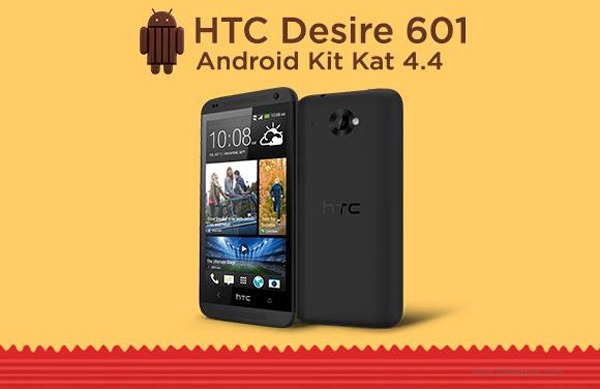 Actualización de Android 4.4 del HTC Desire 601