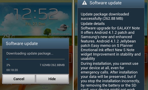 Actualizar el sistema operativo Android