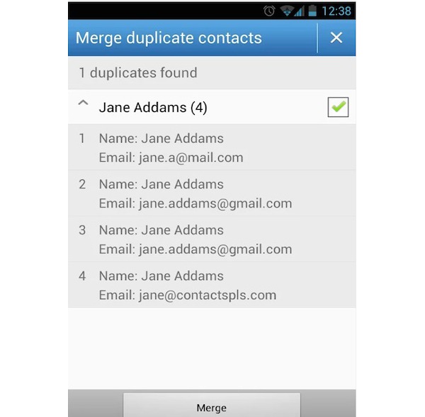Evitar contactos duplicados en Android
