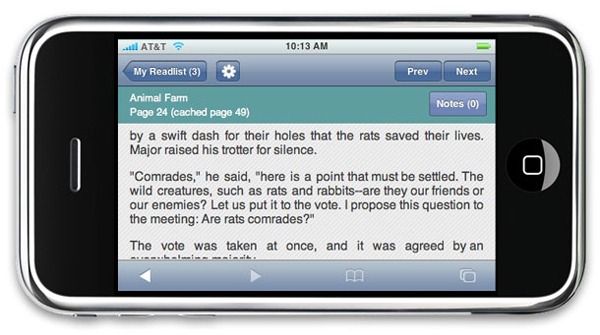 Leer libros ePub en un iPhone o iPad