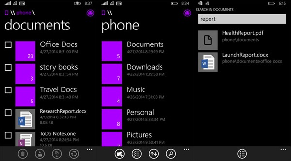 Windows Phone 8.1 recibirá una actualización con un administrador de archivos