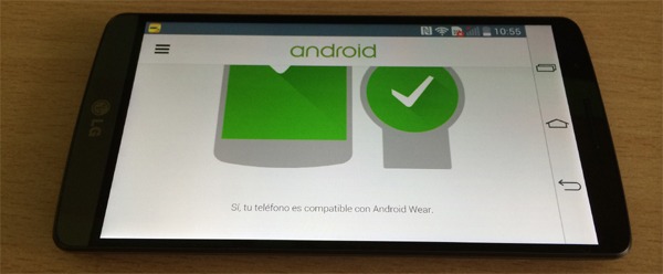 Descubre si tu móvil es compatible con Android Wear