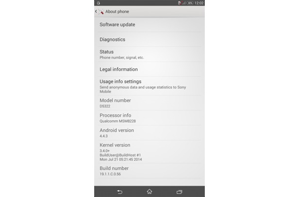 Actualización de Android 4.4.3 para el Sony Xperia T2 Ultra