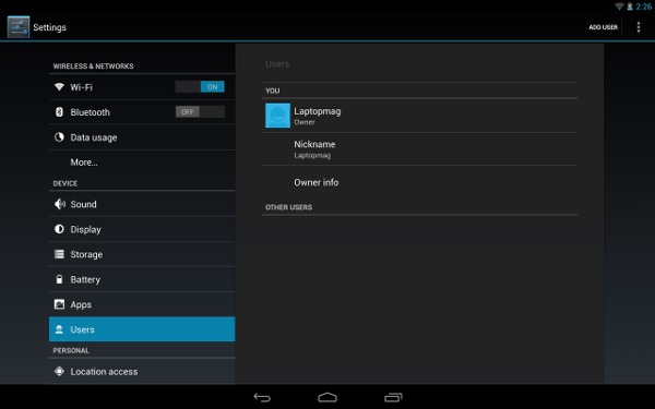 Android L incorporará la opción de crear diferentes perfiles