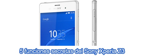 5 funciones secretas del Sony Xperia Z3