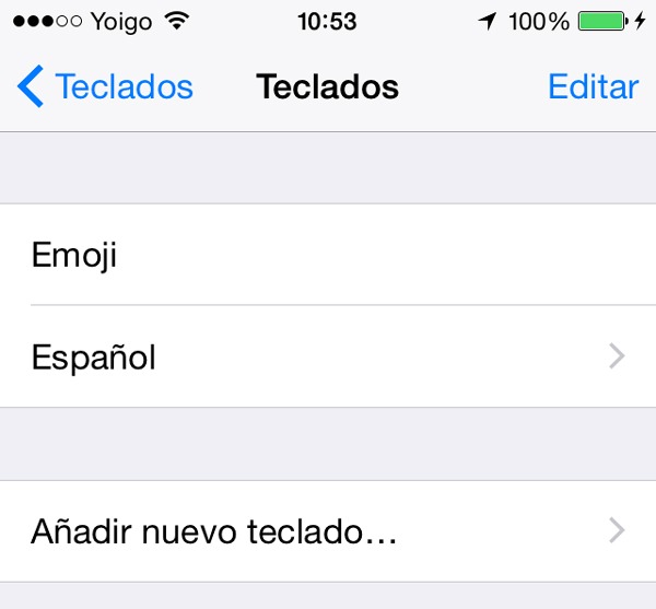 Instalar un teclado en un iPhone con iOS 8