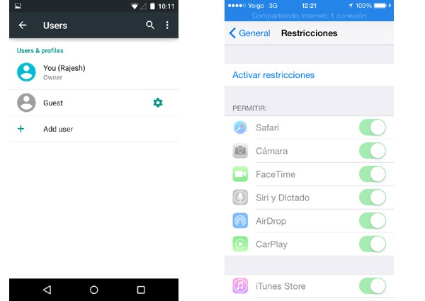5 caracterí­sticas de Android 5.0 Lollipop que no existen en iOS 8