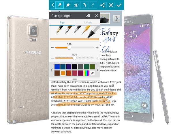 5 cosas que puedes hacer con el lápiz táctil del Samsung Galaxy Note 4